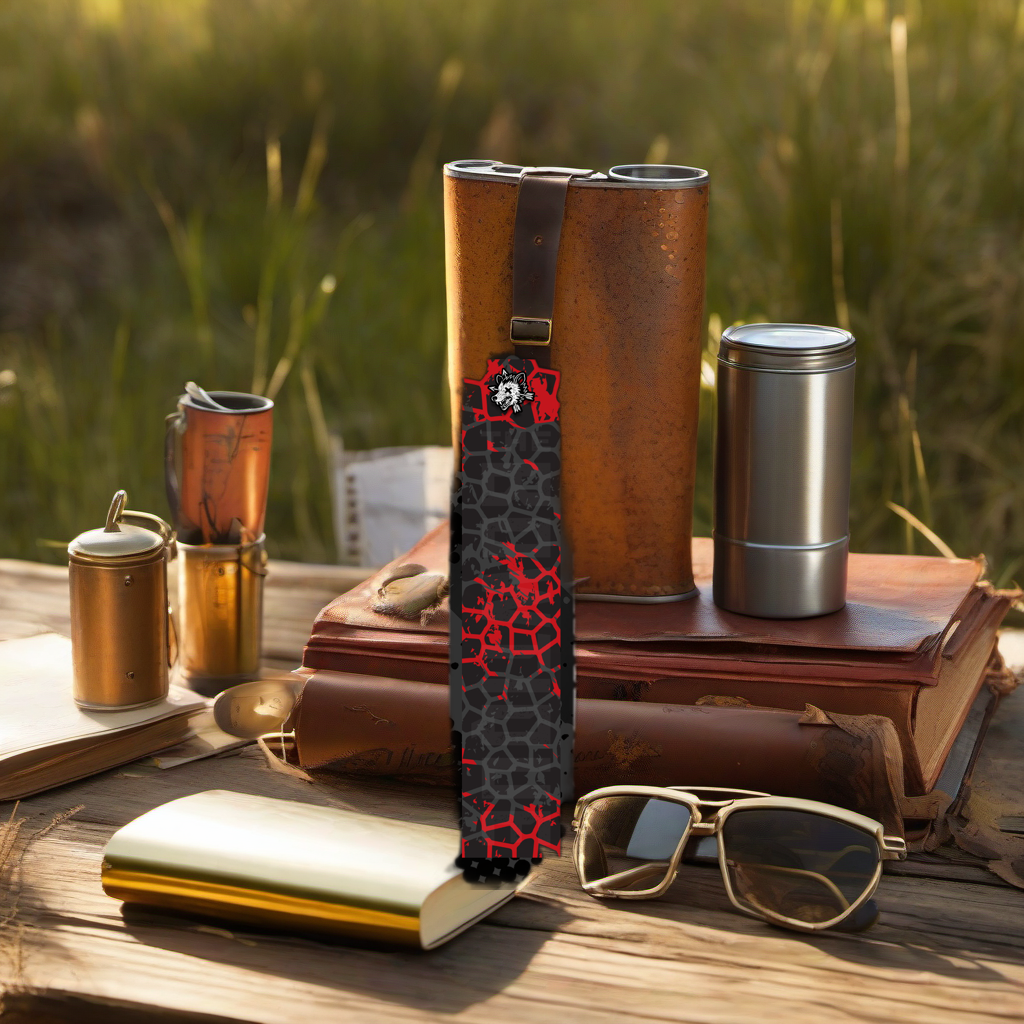 Comic Pop Arrow Wrap on rustic table at golden hour, perfect Father's Day gift setting. | titlex-scene-fathers-day