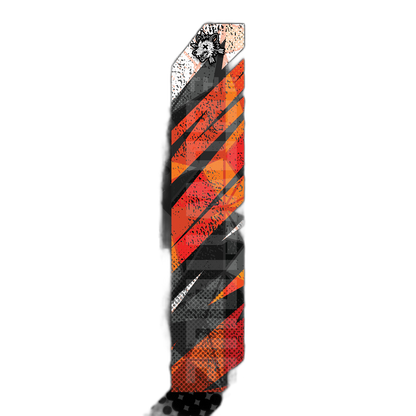 Comic Pop Arrow Wrap: Bright yellow, red, and black comic-style arrow design. | titlex-cutout