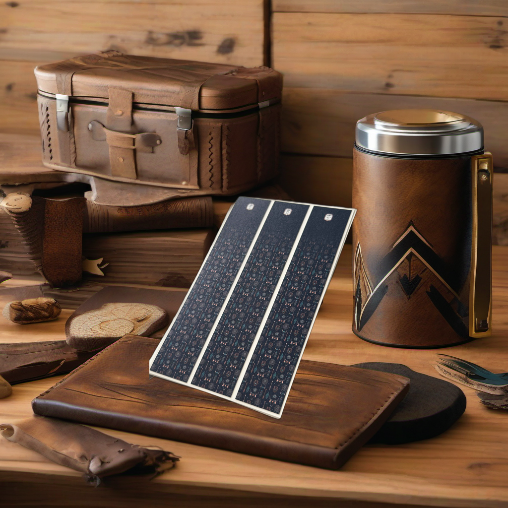 4 Arrow wraps on rustic wood at golden hour camp setting, perfect Father's Day gift. | titlex-scene-fathers-day