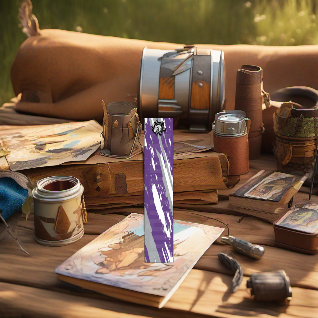 Comic Pop Arrow Wrap on rustic wood at golden hour, perfect Father's Day gift scene. | titlex-scene-fathers-day
