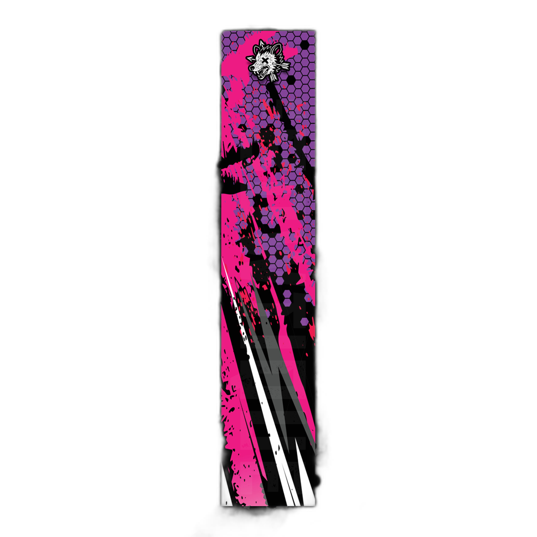 Comic Pop Arrow Wrap: Bright, colorful comic-style arrow design. | titlex-cutout