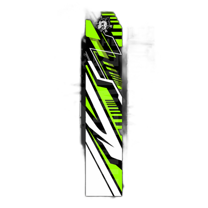 Comic Pop Arrow Wrap: Bright yellow and red comic-style arrow design. | titlex-cutout