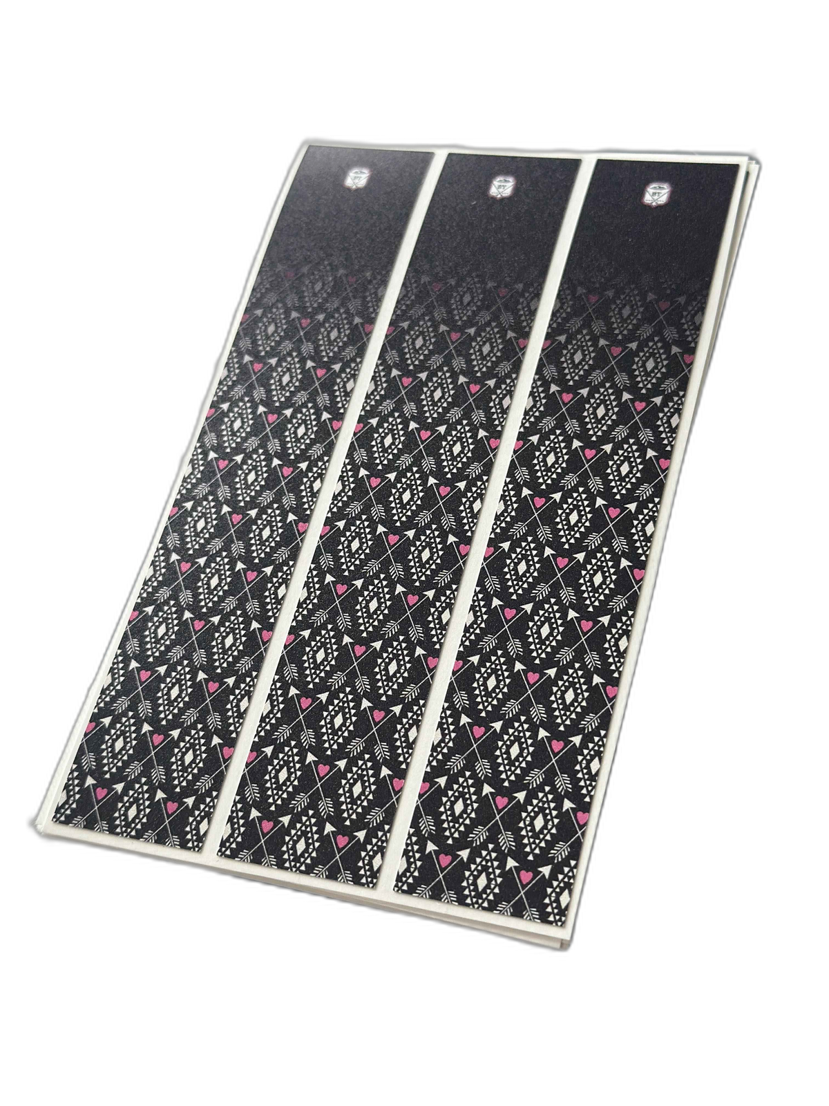 Western Pattern 3 Arrow Wraps, featuring a repeating pattern of arrows on a solid background. | titlex-cutout