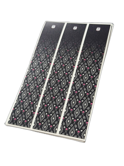 Western Pattern 3 Arrow Wraps, featuring a repeating pattern of arrows on a solid background. | titlex-cutout