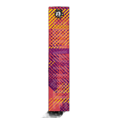 Comic Pop Arrow Wrap: Bright yellow and red comic book style arrow design. | titlex-cutout
