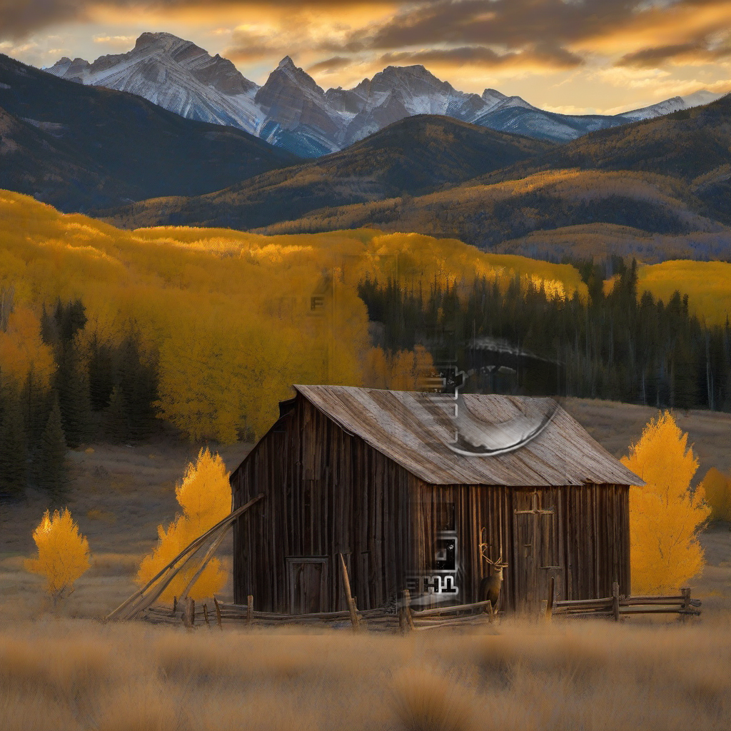 Dark Owl x Bowtique arrow wraps on weathered wood, set against a golden aspen sunset in the mountains. | titlex-scene-western-elk