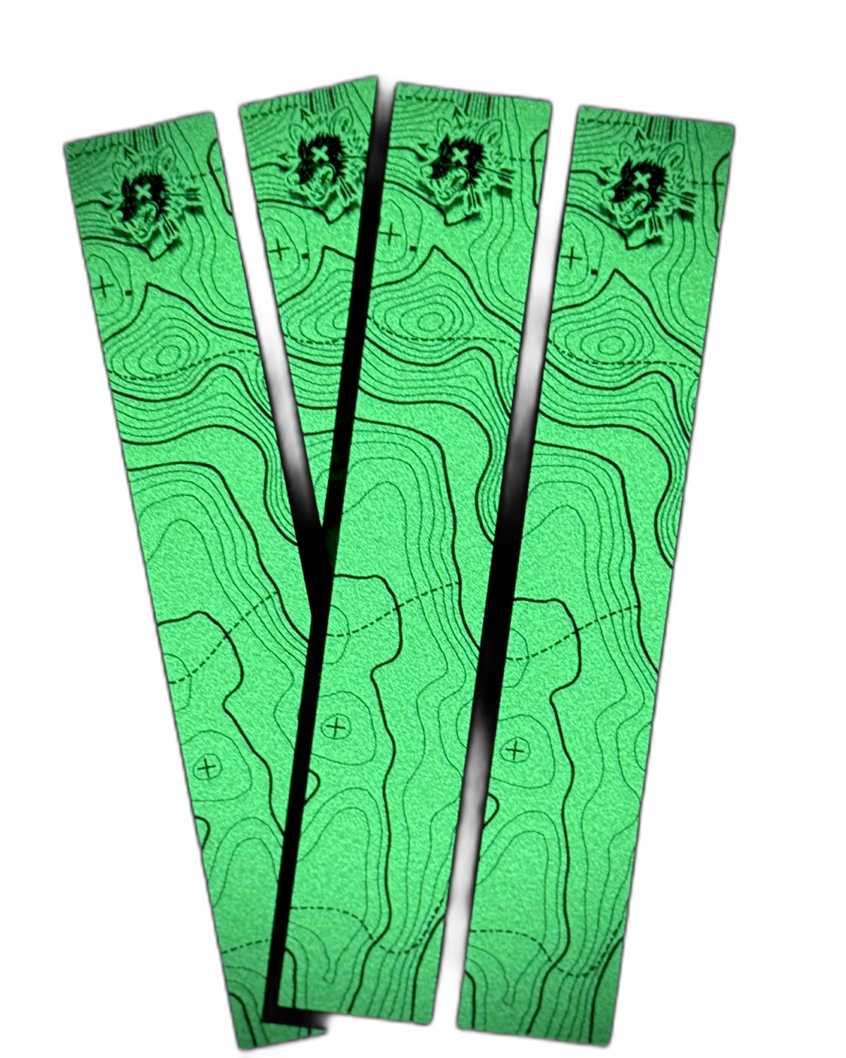 Glow-in-the-Dark Arrow Wraps. Assorted colors, featuring glow-in-the-dark material. | titlex-cutout