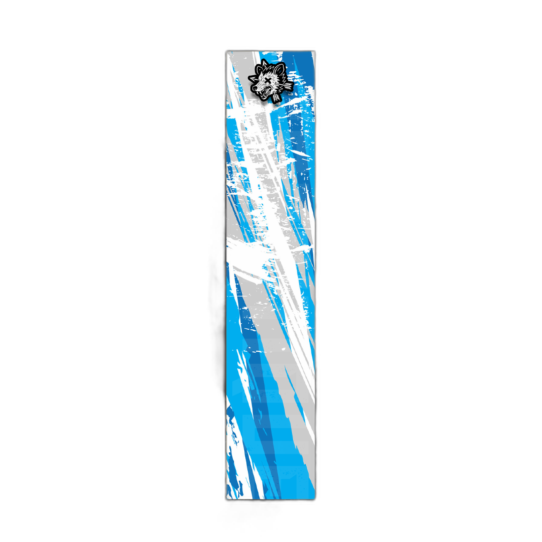 Comic Pop Arrow Wrap: Bright, multi-colored comic-style arrow design. | titlex-cutout
