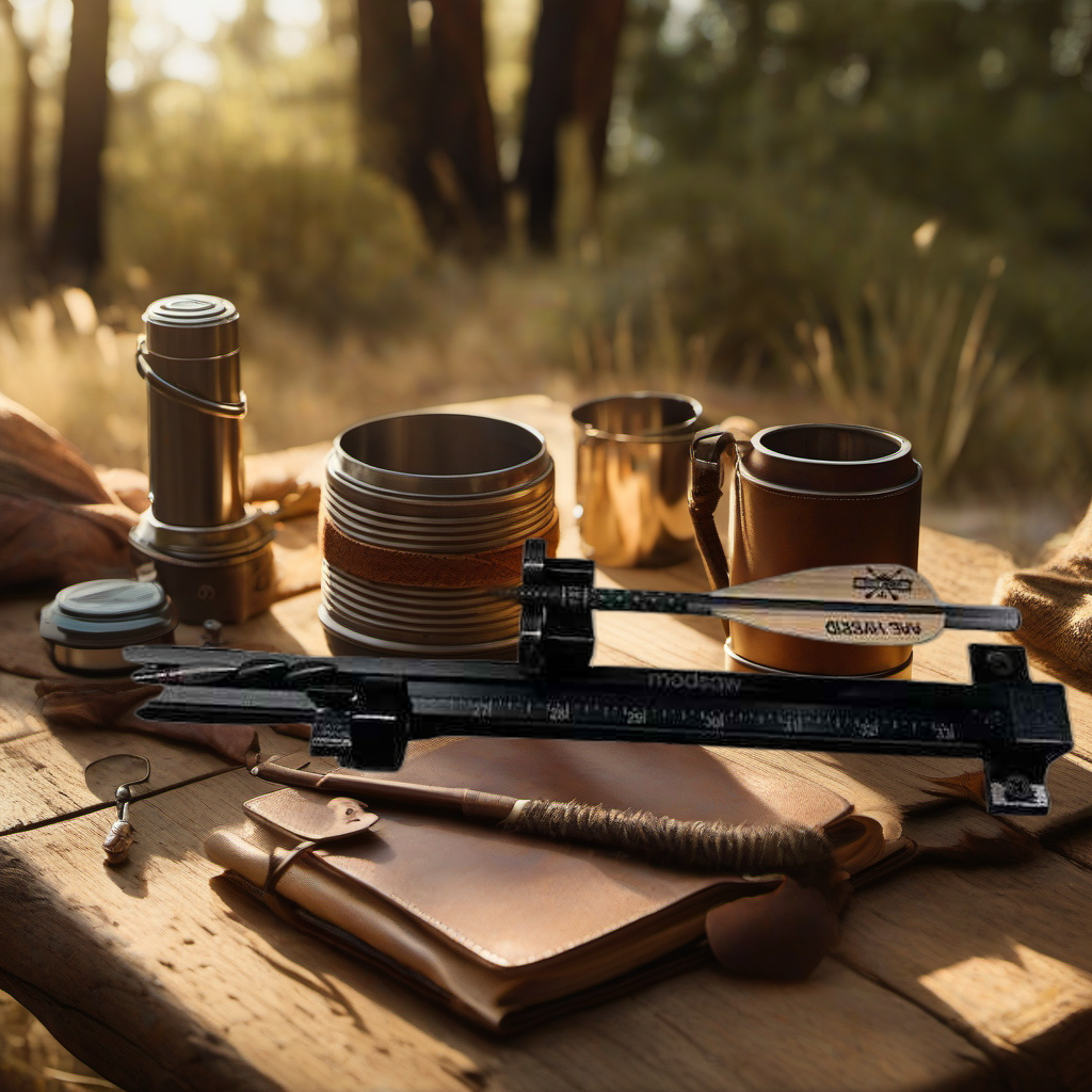 Cut Arrows displayed on a rustic table at golden hour, perfect Father's Day gift setting. | titlex-scene-fathers-day
