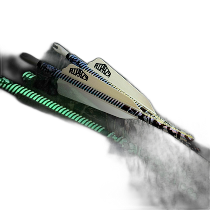 Aurora GLOW-IN-THE-DARK Arrow Wraps. Assorted colors, featuring glow-in-the-dark design. | titlex-cutout