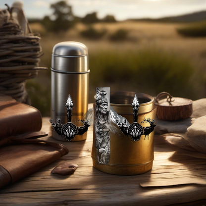 Sacred Ground incense on rustic wood at golden hour, perfect Father's Day gift scene. | titlex-scene-fathers-day