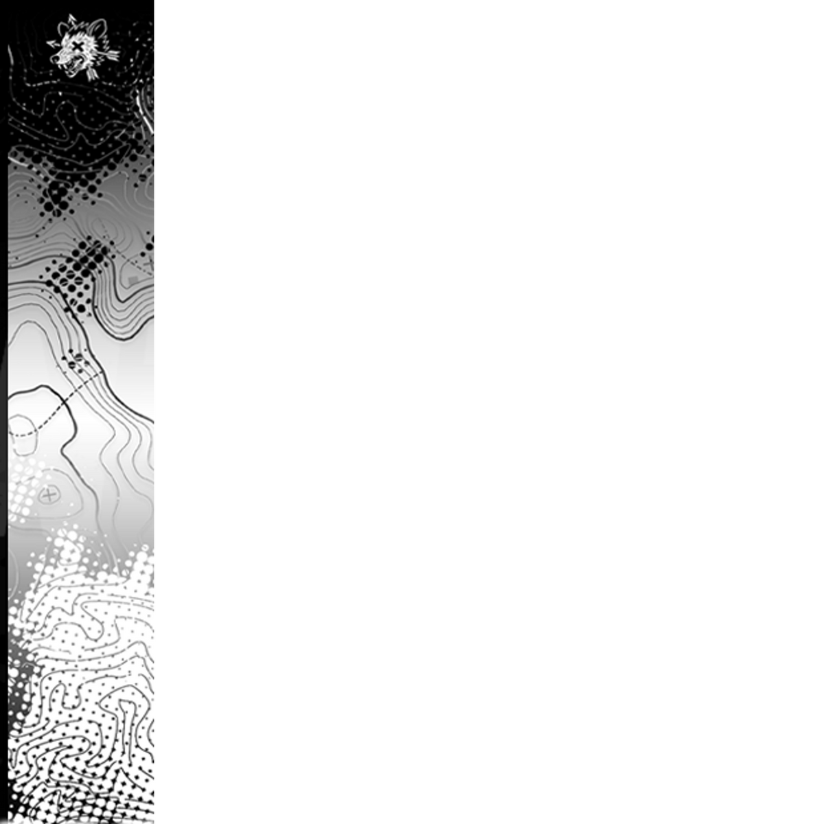 FOLDED EARTH: TOPOGRAPHY ARROW WRAPS — Black & White wrap texture | titlex-wrap-texture