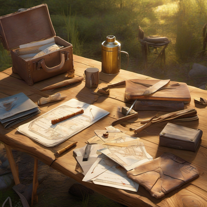 Sinner Arrow Wraps on rustic wood at golden hour camp, perfect Father's Day gift. | titlex-scene-fathers-day