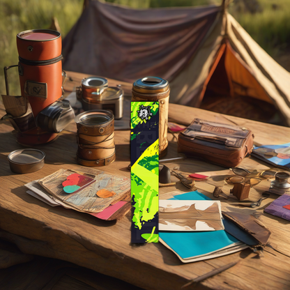 Comic Pop Arrow Wrap on rustic wood at golden hour, perfect Father's Day gift setting. | titlex-scene-fathers-day