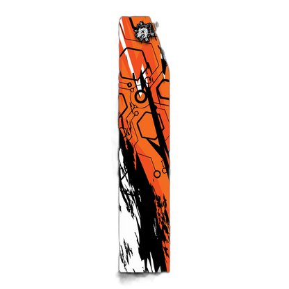 Comic Pop Arrow Wrap: Brightly colored, comic-style arrow design. | titlex-cutout