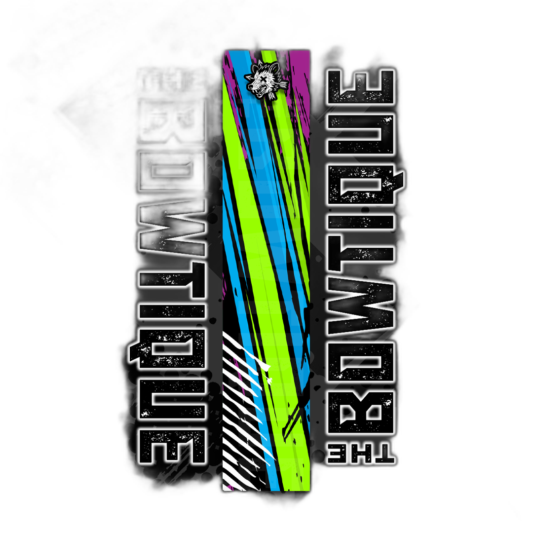 Comic Pop Arrow Wrap: Bright colors, featuring an arrow design. | titlex-cutout