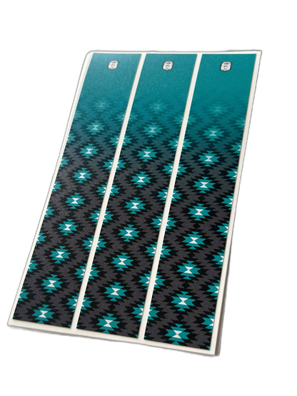 Western Pattern 2 Arrow Wraps, featuring a repeating arrow pattern in black and white. | titlex-cutout