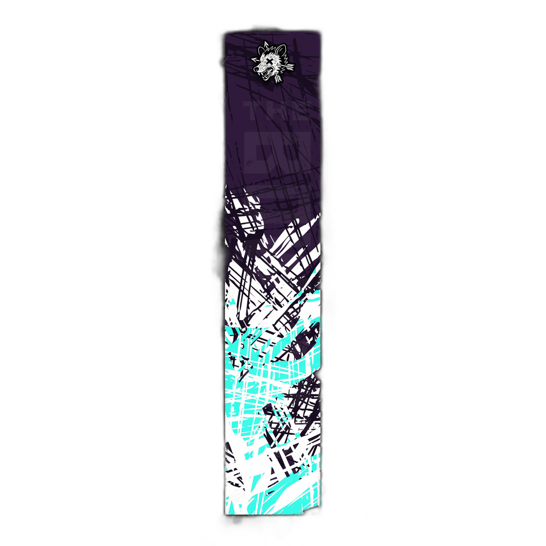 Comic Pop Arrow Wrap: Bright red and yellow comic book style arrow design. | titlex-cutout