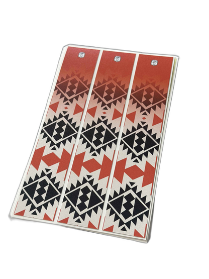 Western Pattern 1 Arrow Wraps, featuring a repeating arrow pattern in brown and tan. | titlex-cutout