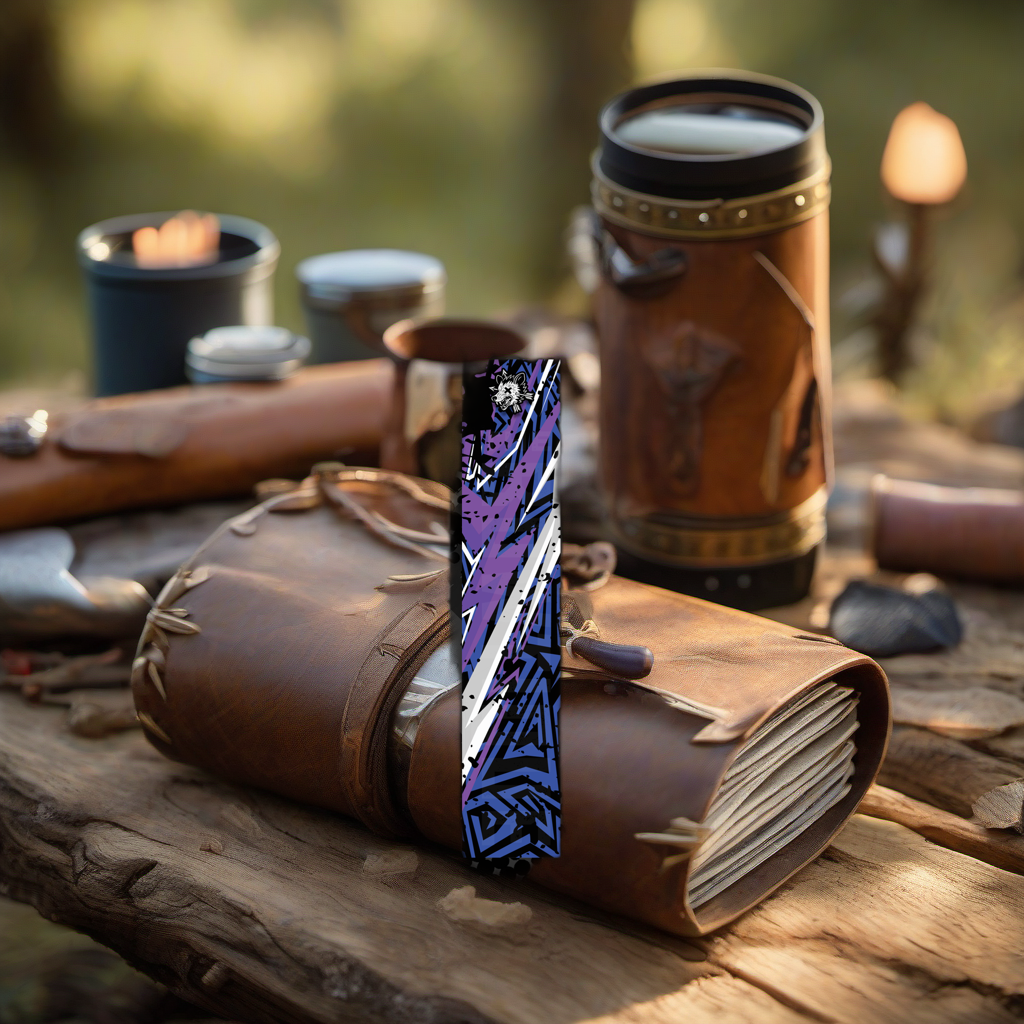 Comic Pop Arrow Wrap on rustic wood at golden hour, perfect Father's Day gift scene. | titlex-scene-fathers-day