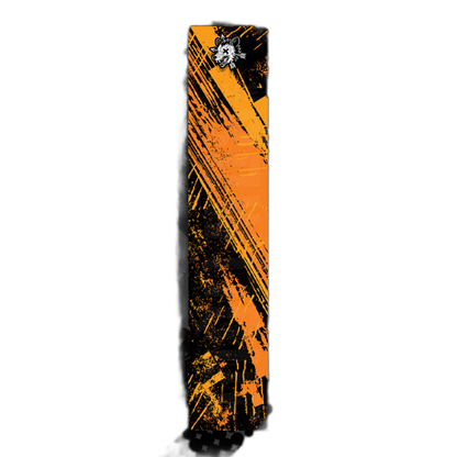 Comic Pop Arrow Wrap: Brightly colored, stylized arrow design, featuring comic book pop art aesthetic. | titlex-cutout