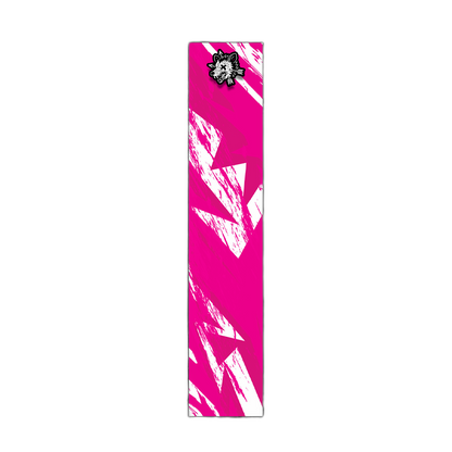 Comic Pop Arrow Wrap: Bright red and yellow comic-style arrow design. | titlex-cutout