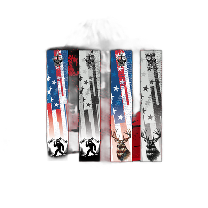 MERICA! product: Pink and white patterned cosmetic item. | titlex-cutout
