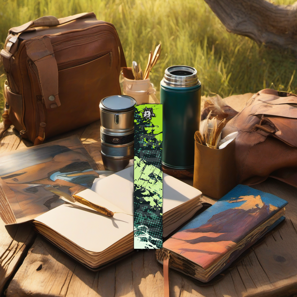 Comic Pop Arrow Wrap on rustic wood at golden hour, perfect Father's Day gift setting. | titlex-scene-fathers-day