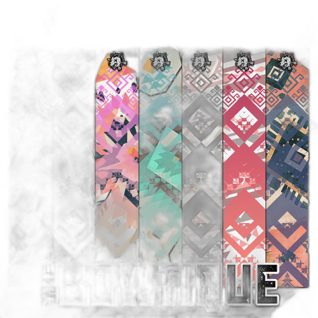 Abstract Western Arrow Wraps: Multicolor, featuring bold arrow designs. | titlex-cutout