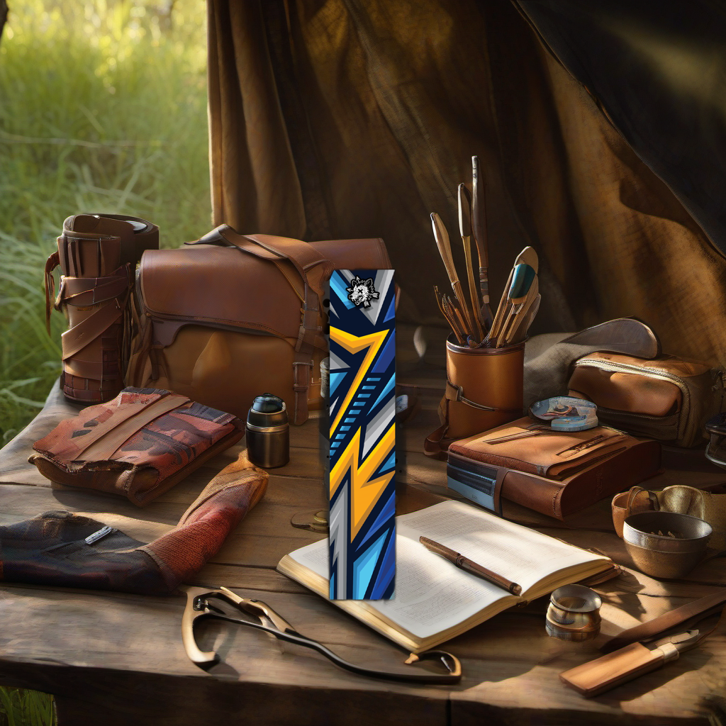 Comic Pop Arrow Wrap on rustic wood at golden hour, perfect Father's Day gift setting. | titlex-scene-fathers-day