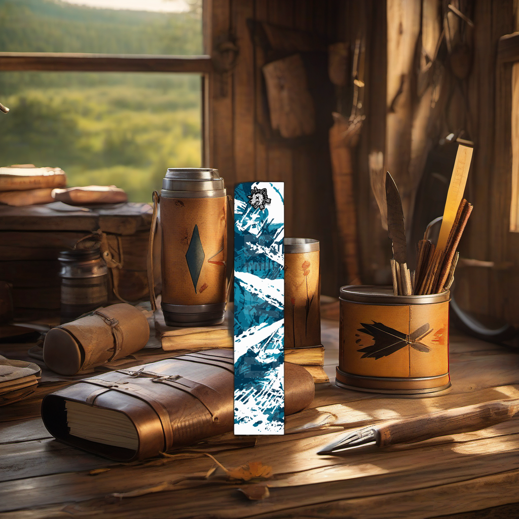 Comic Pop Arrow Wrap on rustic wood at golden hour, perfect Father's Day gift setting. | titlex-scene-fathers-day