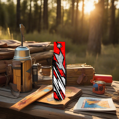 Comic Pop Arrow Wrap on rustic wood at golden hour, perfect Father's Day gift setting. | titlex-scene-fathers-day