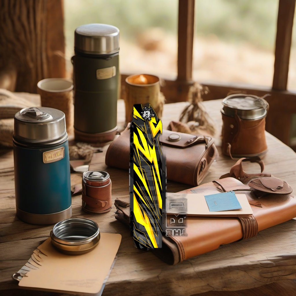 Comic Pop Arrow Wrap on rustic table at golden hour, perfect Father's Day gift setting. | titlex-scene-fathers-day
