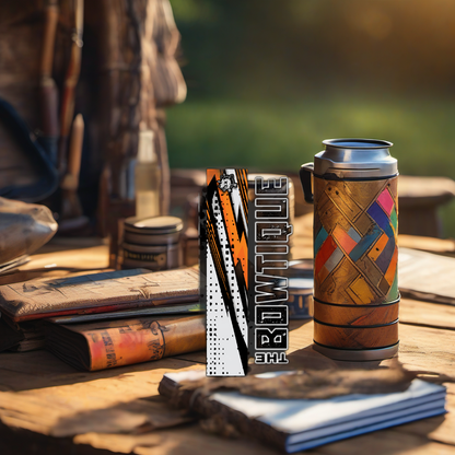Comic Pop Arrow Wrap on rustic wood at golden hour, perfect Father's Day gift setting. | titlex-scene-fathers-day