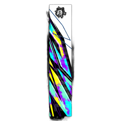 Comic Pop Arrow Wrap, featuring vibrant comic book art and branding. | titlex-cutout