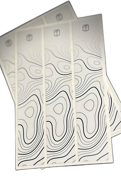 TOPO FADE Arrow Wraps in black and white. Durable, branded accessory. | titlex-cutout