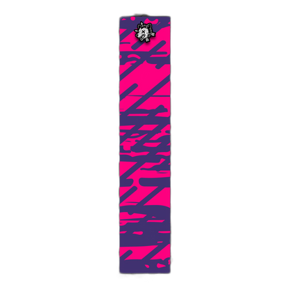 Comic Pop Arrow Wrap: Bright red and yellow comic-style arrow design. | titlex-cutout