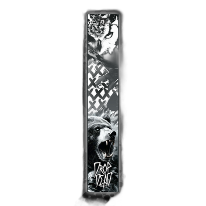 Drop Dead Arrow Wraps: Black and white patterned wraps with visible branding. | titlex-cutout