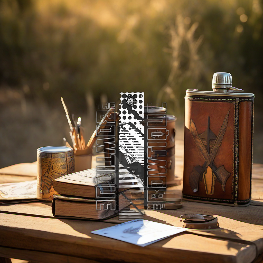 Comic Pop Arrow Wrap on rustic wood at golden hour, perfect Father's Day gift setting. | titlex-scene-fathers-day