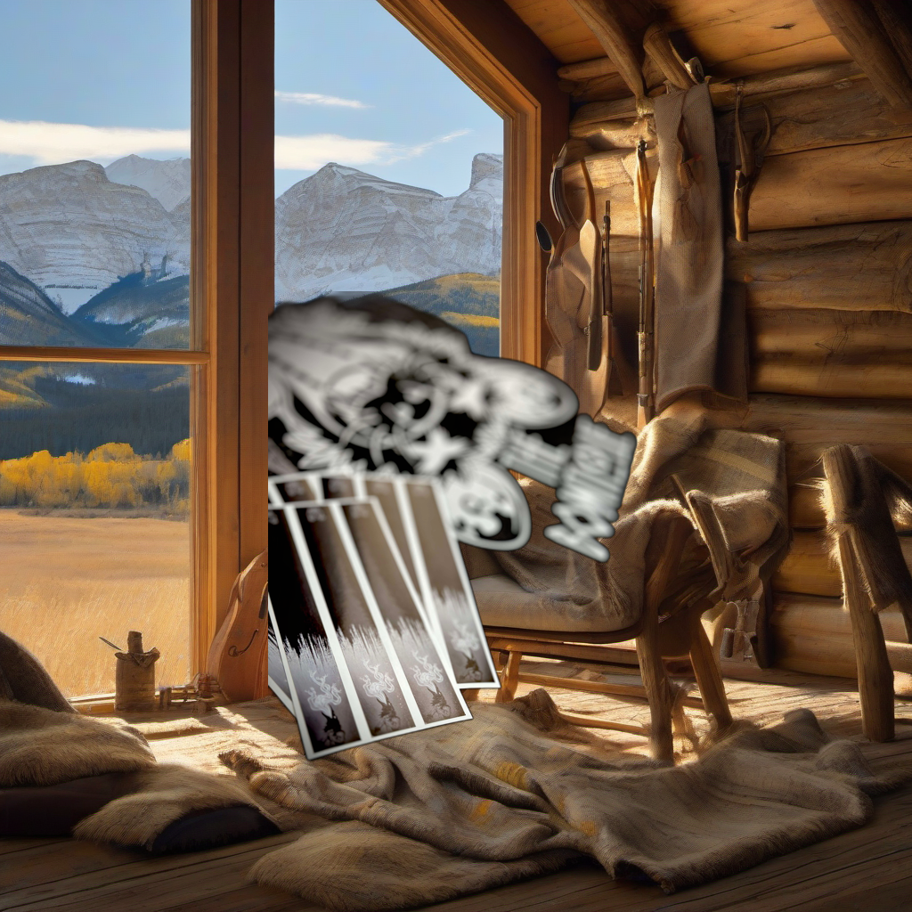 Ravin Arrow Wraps on weathered wood in a golden aspen-lit mountain hunting scene. | titlex-scene-western-elk