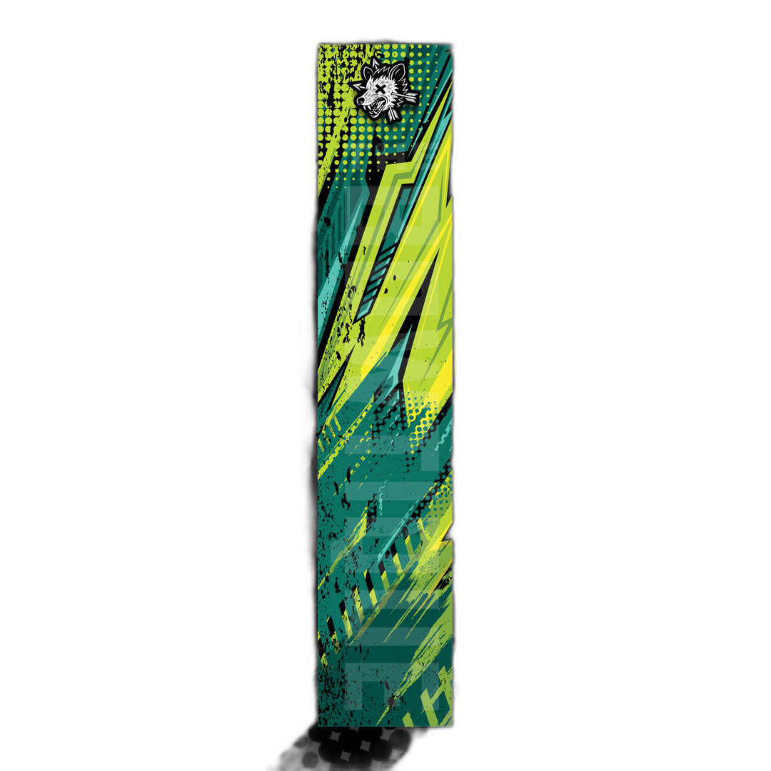 Comic Pop Arrow Wrap, featuring vibrant comic book style graphics and branding. | titlex-cutout