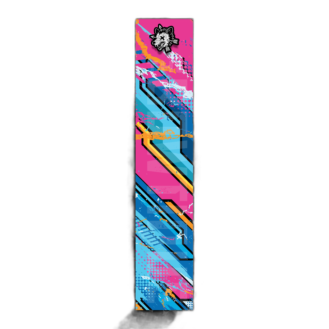Comic Pop Arrow Wrap: Red and yellow comic book style packaging with "Pop" branding. | titlex-cutout
