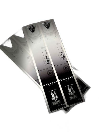 Prototype Arrow Wraps: Assorted colors, featuring bold arrow designs. | titlex-cutout