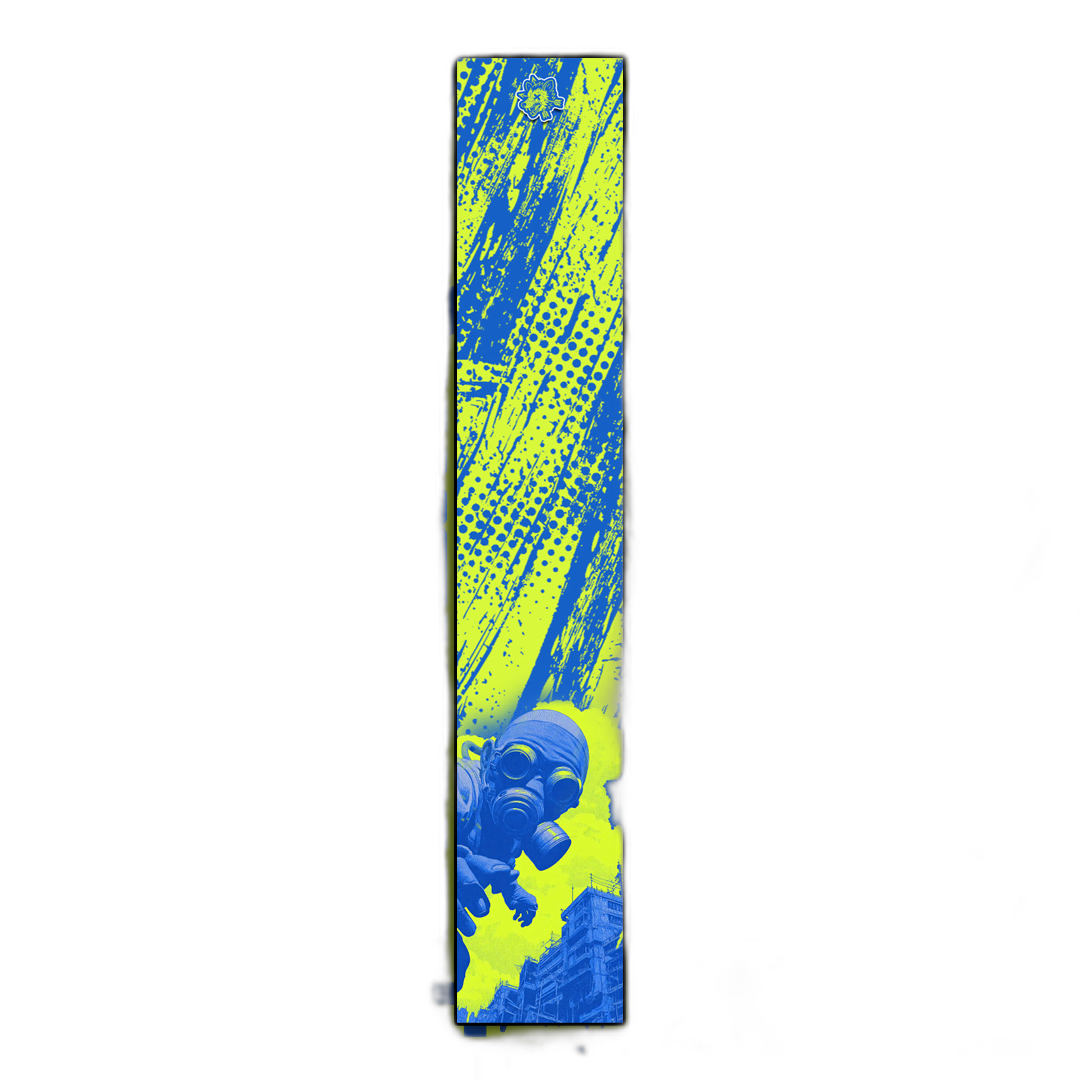 Radioactive Rodeo Arrow Wraps: Red, yellow, and black design. | titlex-cutout