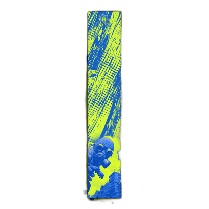 Radioactive Rodeo Arrow Wraps: Red, yellow, and black design. | titlex-cutout