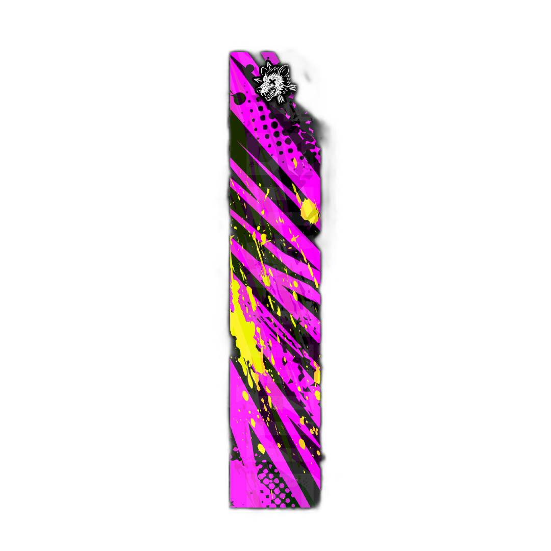 Comic Pop Arrow Wrap, featuring vibrant comic book style graphics and branding. | titlex-cutout