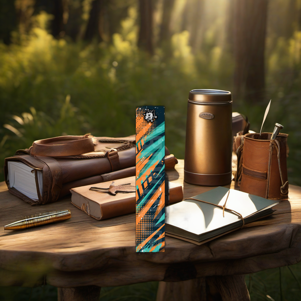 Comic Pop Arrow Wrap on rustic wood at golden hour, perfect Father's Day gift setting. | titlex-scene-fathers-day