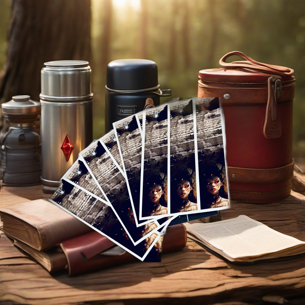 Red Eye Arrow Wraps on rustic wood at golden hour, perfect Father's Day gift setting. | titlex-scene-fathers-day