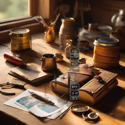 Comic Pop Arrow Wrap on rustic wood at golden hour, perfect Father's Day gift scene. | titlex-scene-fathers-day