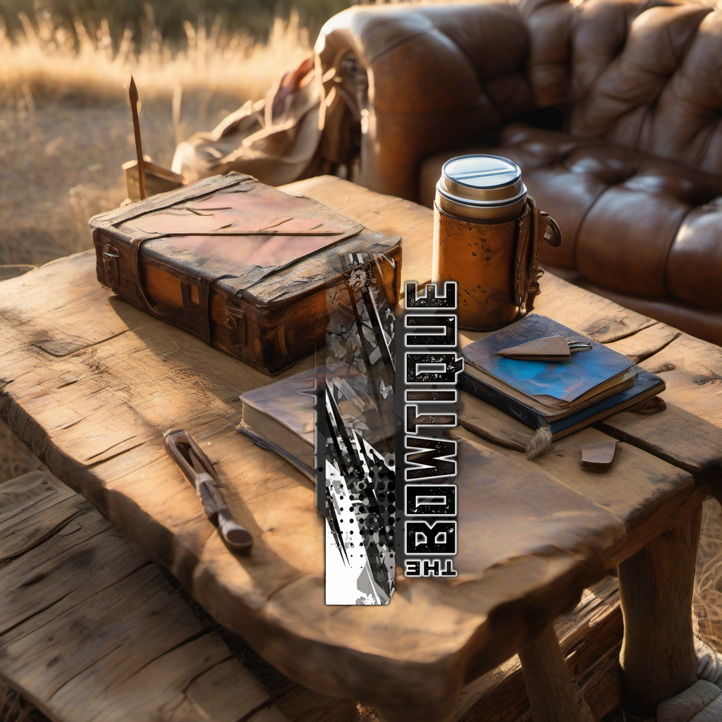 Comic Pop Arrow Wrap on rustic table at golden hour, perfect Father's Day gift setting. | titlex-scene-fathers-day